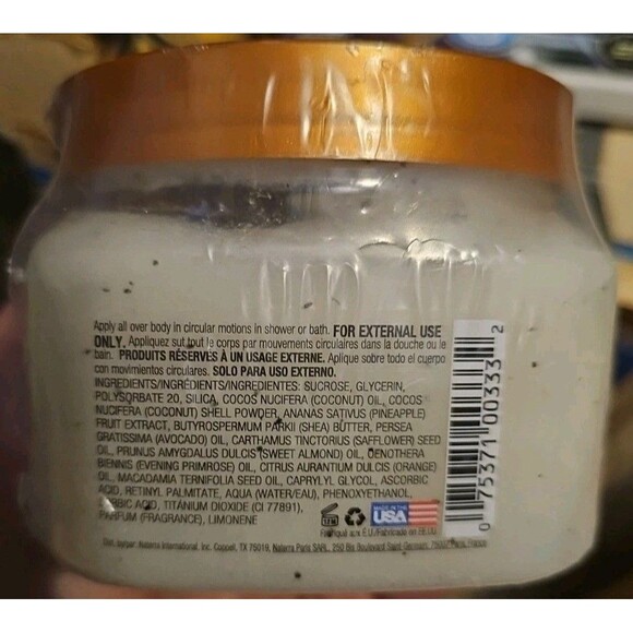 Tree Hut Coco Colada Shea Sugar Exfoliating and Hydrating Body Scrub, 18 oz. NEW - Picture 2 of 2